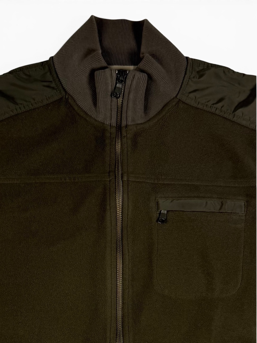 Banana Republic Olive Brown Fleece Utility Jacket Medium